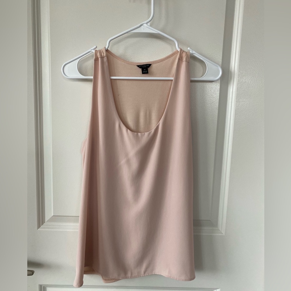Ann Taylor Soft Pink Tank Top